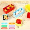 thumbnail image 2 of shiyou-Silicone Lunch Bento Box Accessory Non-Toxic, Bpa-Free, Dishwasher Safe Ideal Accessory, 2 of 4