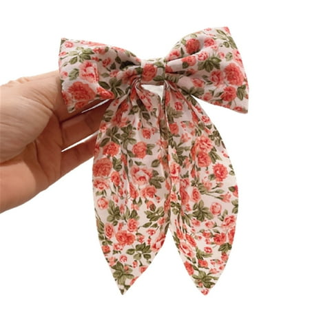 

Cloth Hair Design Clips Women Silk Hair Barrettes for Baby Infants Toddlers Kids 341 Pink