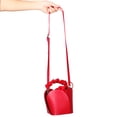 thumbnail image 3 of Minkissy 1Pcs Ladies Bucket Bag In Red Fashionable PU Suitable For Parties And Special Occasions, 3 of 4