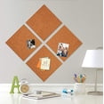 thumbnail image 3 of Cork Tiles - Pack of 4 | 14*14cm | Self Adhesive Backing | Message Board | Photo Wall Background, 3 of 5