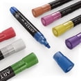 thumbnail image 5 of Arteza Non-Toxic Liquid Chalk Paint Markers, Metallic, for Chalk Board, Washable - 8 Pack, 5 of 8