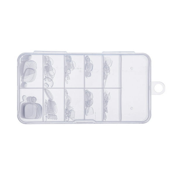 ziyahi Toe Nail Tips Transparent Lightweight Wear-resistant Different Colors High-ranking Long Service Life Magnificent Fake Sticker Transparent Color