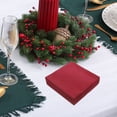 thumbnail image 4 of SHOWERORO 50 Pcs Serviettes Jetables Rouges Foncées Absorbantes Efficaces en Pâte de Bois Naturelle, 4 of 8
