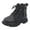 06 Black, variant on Girls Boots,Boys Girls Mesh Boots Fashion Lace Design for Children Breathable Shoes for Daily, Boots,02 Red,7