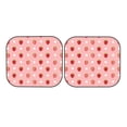 thumbnail image 7 of Bingfone Strawberries Windshield Sun Shade 2-Piece Foldable Car Front Window Sunshade for Most Sedans SUV Truck - Medium, 7 of 7