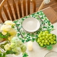 thumbnail image 4 of Sm:)e Shamrock Love Heart St. Patrick's Day Placemats Set of 4, 12x18 Inch Seasonal Table Mats for Party Kitchen Dining Decoration, 4 of 7