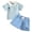 Blue BGDE1 baby boy shorts set, variant on Soepste Toddler Clothes For Boys Boys Clothes 4T Toddler Baby Boys Clothes Set Short Sleeve T-Shirt And Shorts Summer 2 Pcs Outfit