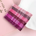 thumbnail image 3 of 24PCS/Set Women Fashion Hair Accessories Styling Tools Barrettes Girls Headwear Glitter Bobby Pins Wavy Hair Clips PURPLE, 3 of 8