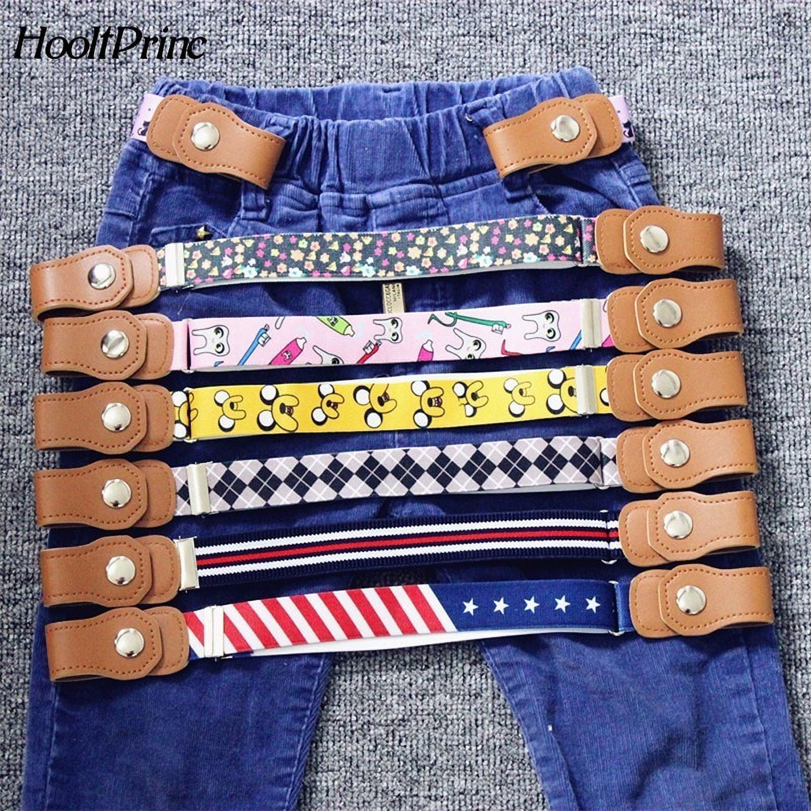 Hot New Children Elastic Belt Pants For Girls Boys Anti Deduction Belt Baby Nursery Essential 16 Colour Kid s Jeans Belt shivering 53cmCan be