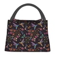 thumbnail image 1 of Balery Humming Bird And Tropical Flowers Bolsa de Aislamiento Portátil – Bolsa de Almuerzo con Forro de Aluminio Mejorado, Funda Impermeable y Fácil de Limpiar para Picnic y Caja de Almuerzo, 1 of 6