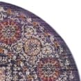 thumbnail image 5 of SAFAVIEH Sutton Roswell Transitional Area Rug, Lavender/Ivory, 6' x 6' Round, 5 of 6