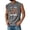 Dark Gray, variant on Men's Crew Neck Muscle Tee with Waving American Flag Graphic and "1776 to 2026" 250 Years Text Surrounded by Stars, Soft Cotton Blend for Daily Wear or Family Gatherings Black L