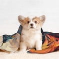 thumbnail image 4 of Naloa Dynamic Fire Bird Art Dog Blanket, 3 Sizes Cat Blanket for Indoor Cats Large Medium Small Dog Gifts-, 4 of 8