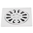 thumbnail image 4 of Desagüe de piso de aleación de zinc, desagüe de piso de baño de aleación de zinc simple, desagüe de piso cuadrado, diseño aerodinámico, 4 of 11