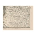 thumbnail image 4 of Historic Map - United States Western - Stieler 1885 - 28.55 x 23 - Vintage Wall Art, 4 of 5