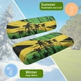 thumbnail image 5 of Yuyamidu Jamaican Flag Golf Cart Seat Covers Full Set of 2 Coconut Tree Golf Cart Bench Seat Cover Back Rest Cover Protector Fits Most Club Cars Golf Carts, 5 of 7