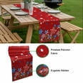 thumbnail image 5 of Independence Day Table Runner - 108 Inch Long, Kitchen Dining Table Runner Dresser Scarves, 4th of July Red Striped Stars Patriotic Farmhouse Decor for Coffee Tables Wedding Party Banquet, 5 of 8