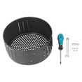 thumbnail image 2 of Haofy Non Stick Steel Fryer Basket, Universal Replacement Basket With Holes Design, Suitable Size For Frying Baking Grilling, 2 of 8