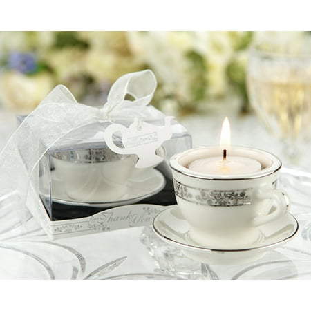 Teacups and Tealights Miniature Porcelain Tealight Holders Set of 12