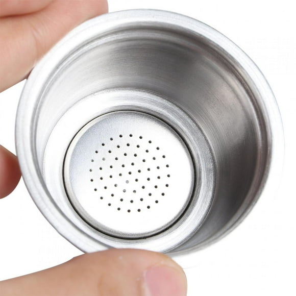 Cápsula de café de acero inoxidable cápsulas de café recargables taza universal para cápsulas de café accesorio reutilizable para máquina de café con tapas de silicona ANGGREK Otros