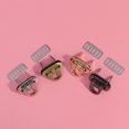 thumbnail image 4 of Milisten 4pcs Practical Locks Metal Locks Purses Closure Lock Bags Accessory (Light Golden, Black, Silver, Rose Gold), 4 of 5