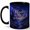 Black, variant on Sky of Wonder 11oz Ceramic Mug, Starry Forest Night Landscape