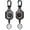 Silver and Gold, variant on Retractable Keychain, Heavy Duty Carabiner Key Chains, 10,000+ Rebound, Impact Resistance Tactical ID Badge Reel with 31.5” Wire Rope and Key Ring, Up to 8oz, Aluminum Ring, Carbon Fiber-Texture