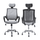 thumbnail image 5 of Silla de escritorio gamer ergonómica gris con tapizado, 5 of 5