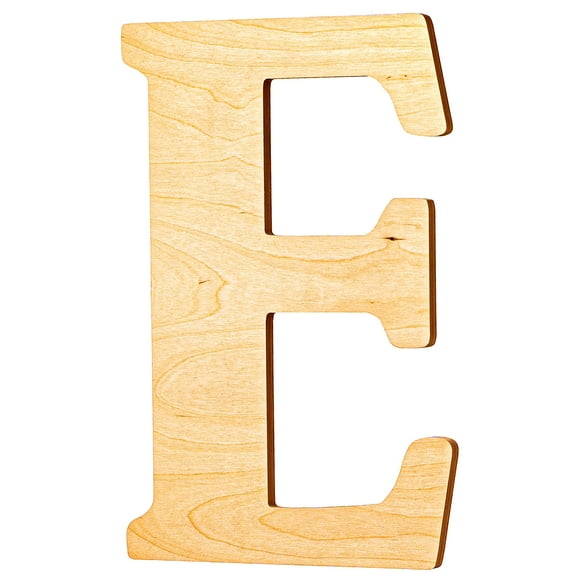 UNFINISHEDWOODCO Unfinished Wood, 23, Vintage 23 Inch Tall Letter E