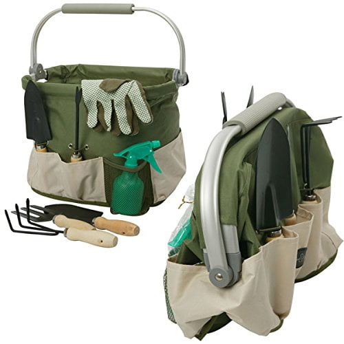 Picnic & Beyond PB5B-109 Foldaway aluminum framed garden tools carry bag