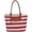 Rose, variant on CoCopeaunts Straw Tote Bag Women Summer Large Beach Bag Handwoven Stripe Shoulder Bag Handbag for Daily Travel Vacation