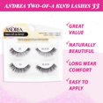 thumbnail image 2 of Andrea False Eyelashes,two of a kind -Style 33 pack of 2, 2 of 2