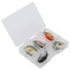 thumbnail image 3 of Señuelos de pesca Swimbaits, 5 piezas Mini señuelos de pesca duros Kit de señuelos duros de pesca con caja Multifuncional, 3 of 14