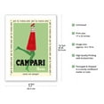 thumbnail image 2 of For Your Thirst (Per la Vostra Sete) - Campari Soda - Vintage Advertising Poster by Franz Marangolo c.1950 - Bamboo Fine Art 290gsm Paper (Unframed) 17x22in, 2 of 4