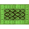 thumbnail image 1 of Ahgly Company Indoor Rectangle Oriental Green Industrial Area Rugs, 6' x 9', 1 of 4