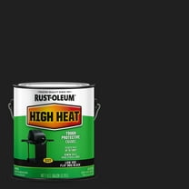 Bar-B-Que Black , Rust-Oleum Flat Specialty Low VOC High Heat Paint- Gallon, 1 Pack