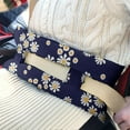 thumbnail image 3 of Floral Daisy Pattern Seatbelt Pillow - Soft Fabric Cushion for Chemotherapy Patients & Hysterectomy Recovery, 3 of 7