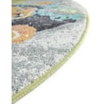 thumbnail image 4 of Unique Loom Whimsy Kids Collection Area Rug - Gorilla (5' 1" Round Multi/Gray), 4 of 9