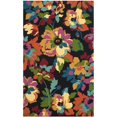 thumbnail image 2 of Safavieh Four Seasons 5' X 8' Hand Hooked Polyester Pile Rug in Black, 2 of 3