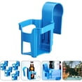 thumbnail image 4 of Above Ground Pools Companion, Strong Versatile Cup Holders with Durable and Color-Retaining Plastic, Refreshment Nearby, Suitable for Most Swimming Pools with Edges No More Than 2 Inches (Blue Set), 4 of 7