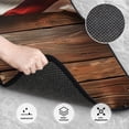 thumbnail image 3 of Vsdgher Rustic American Flag Wood Car Foot Mat Set of 4 Pieces Universal Floor Liner Car Accessories Fits Most Cars, Trucks, Vans, sedans, SUV, 3 of 7