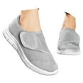 thumbnail image 3 of Xiaoxatg Women's Casual Shoes Lightweight Solid Color Sneakers for Spring and Summer Outdoor Activities Comfortable Walking Footwear 6.5 Grey, 3 of 9