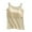Yellow, variant on Posijego Women's Lace Camisole Tops with Bra Pads Ribbed Tank Tops Basic Layers Undershirts for Women