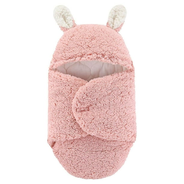 Manta envolvente para bebé, manta receptora de felpa de algodón bonita para niños y niñas, envolturas suaves para dormir para recién nacidos