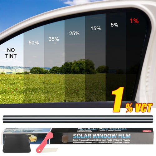 Elegant Choise 20" x 10FT/20FT Window Tint Film Roll – 5-50% VLT for Car, Home & Office Sun Protection
