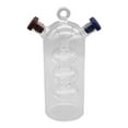 thumbnail image 3 of CoudarTitie 2 in 1 Cruet Bottle Separated Compartments Cylindrical Accessory Transparent, 3 of 9