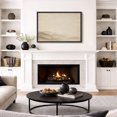 thumbnail image 2 of Framed Canvas Wall Art Abstract Misty Mountain Landscape Print for Living Room Decoration - 24"x36" BLACK, 2 of 8