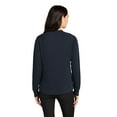 thumbnail image 2 of MERCER+METTLE Women's Double-Knit Bomber | Lightweight Zip Up Jacket for Women, Casual Bomber Jacket for Work & Everyday Wear - Night Navy S, 2 of 3