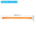 thumbnail image 2 of Uxcell 8" Large Elastic Rubber Bands, 10 Pcs Big Silicone Rubber Bands Strap, Orange, 2 of 6