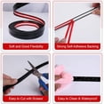 thumbnail image 4 of Duslogis Wall Corner Protector Peel and Paste Wall Molding Trim Flexible Self Adhesive Inside & Outside Wall Corner Guards Molding Trim for Wall Edge Corner Ceiling, 0.79 in x 10 Ft, Black, 4 of 7